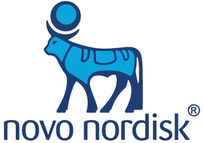 Novo Nordisk logo – global healthcare company specializing in diabetes care